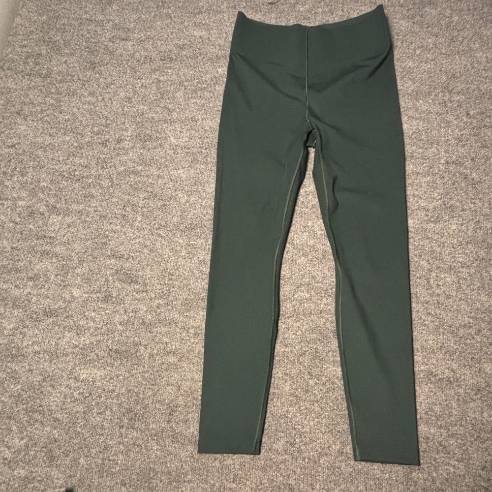 Savage X Fenty Women's XL Forest Green High Rise‎ Seamless Compression Leggings